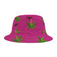 Devil's Lettuce Bucket Hat/pink (AOP)