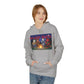 Killer Budz Fleece Hoodie with Devil's Lettuce Print, Unisex Cozy Sweatshirt for Campfire Nights, Halloween Gifts, Streetwear