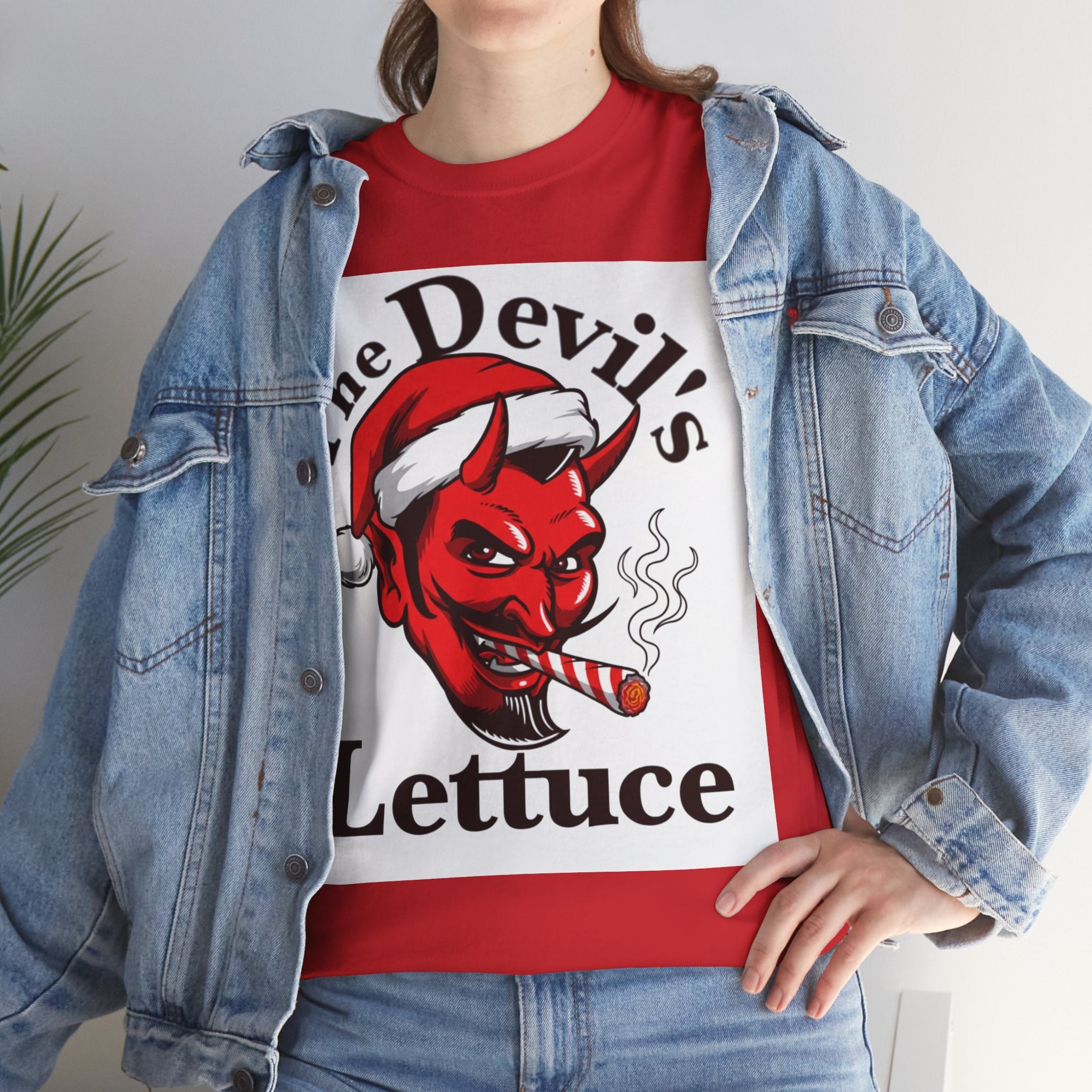 Devil's Lettuce Logo / Christmas Cotton Tee