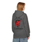 Killer Budz Fleece Hoodie with Devil's Lettuce Print, Unisex Cozy Sweatshirt for Campfire Nights, Halloween Gifts, Streetwear