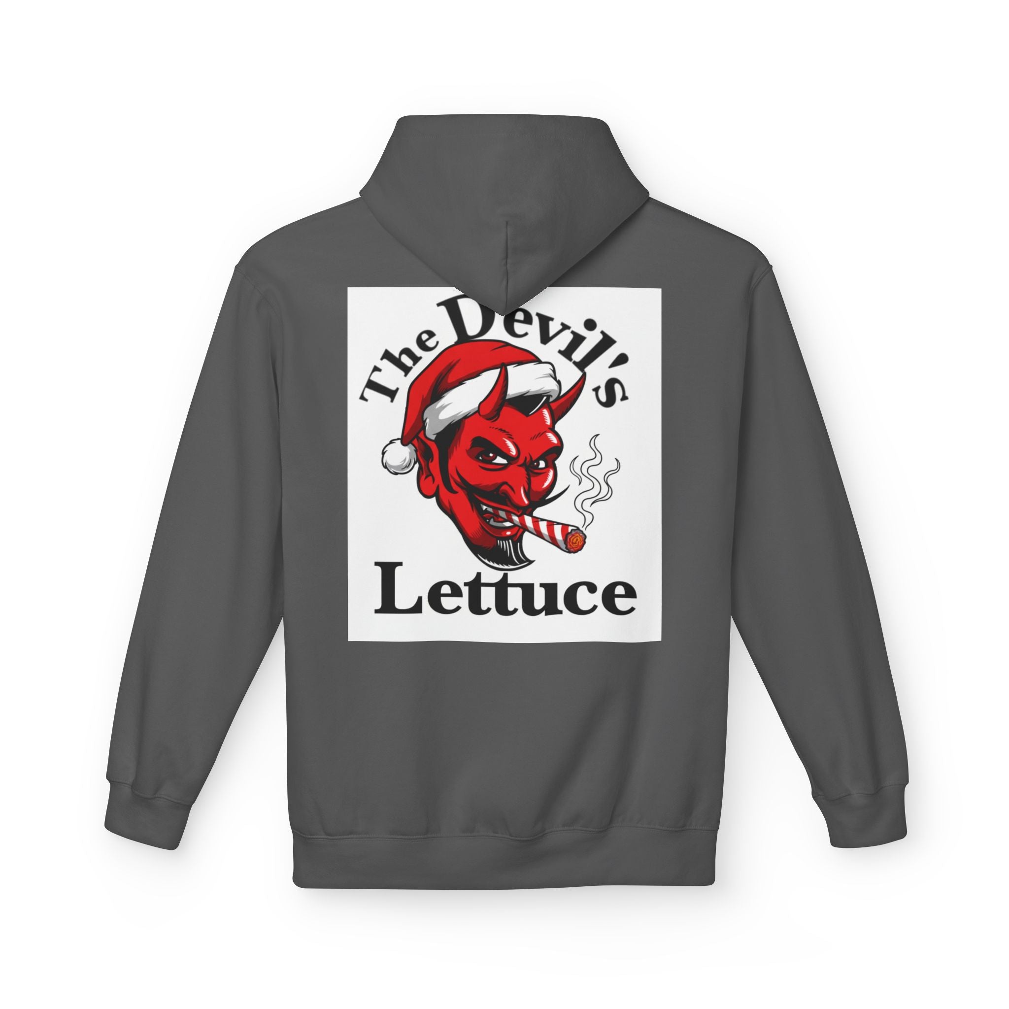 Classic Devil's Lettuce Christmas Hoodie - Premium Cannabis-Themed Apparel Unisex Cozy Sweatshirt for Campfire Nights, Christmas Gifts, Streetwear