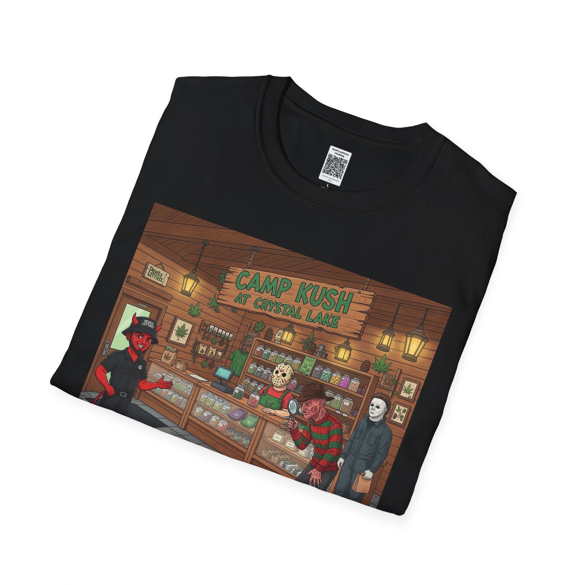 Camp Kush at CrystalLake, Ideal for Halloween Gatherings, Gift for Friends, Unique Design, Casual [...]