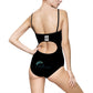 Women's One Piece Country Club/black Swim suit