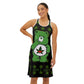 I don't care bear Women's Racerback Dress (AOP)