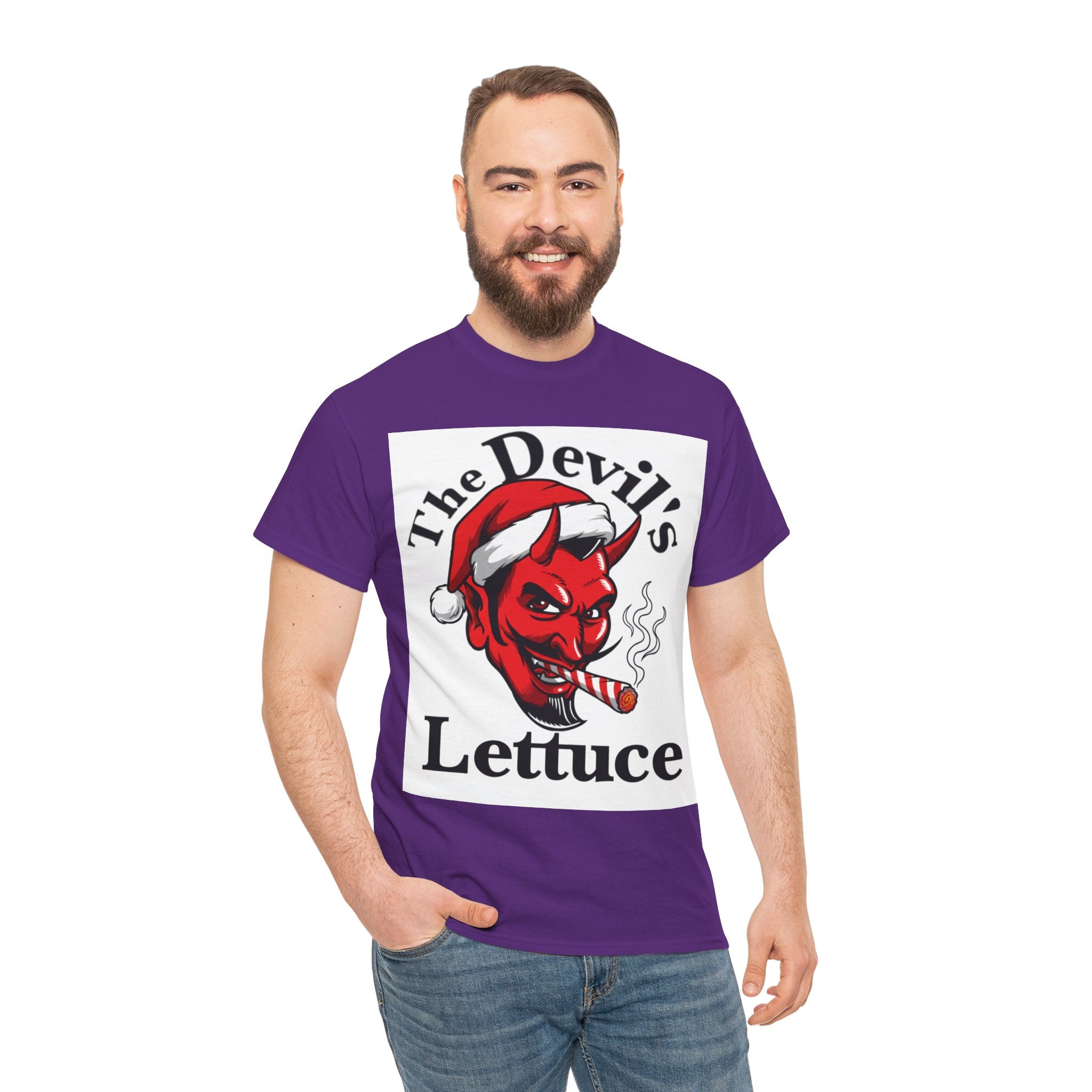 Devil's Lettuce Logo / Christmas Cotton Tee