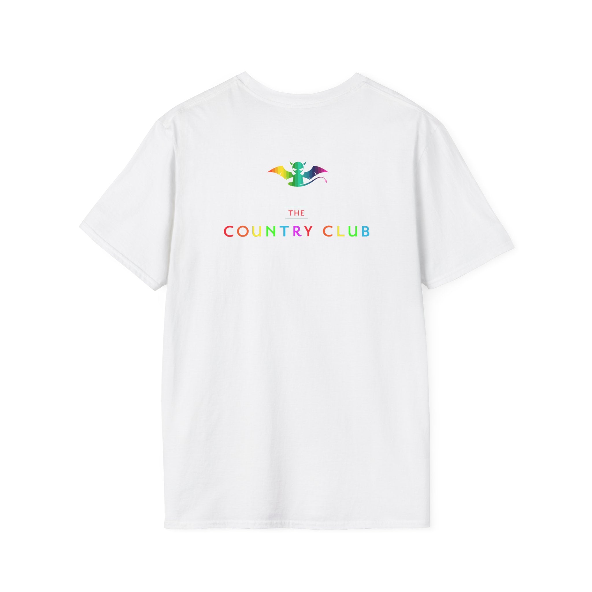 Country Club Gay Pride Unisex Softstyle T-Shirt