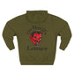 Camp Kush at Crystal LakeThree-Panel Fleece Hoodie, Cozy Casual Wear, Graphic Hoodie for Festivals, Men's and Women's Fashion, Perfect Gift for Stoners