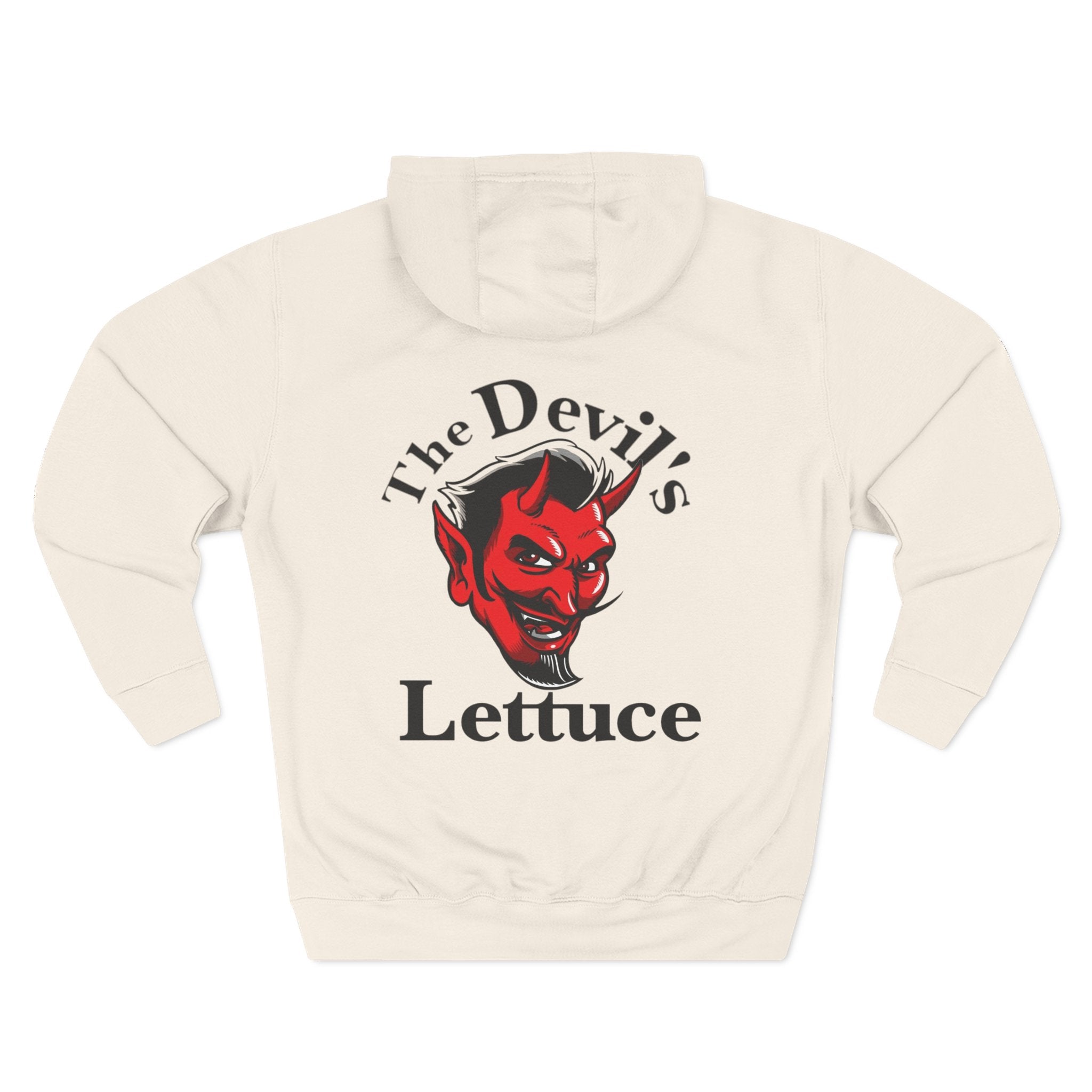 Camp Kush at Crystal LakeThree-Panel Fleece Hoodie, Cozy Casual Wear, Graphic Hoodie for Festivals, Men's and Women's Fashion, Perfect Gift for Stoners