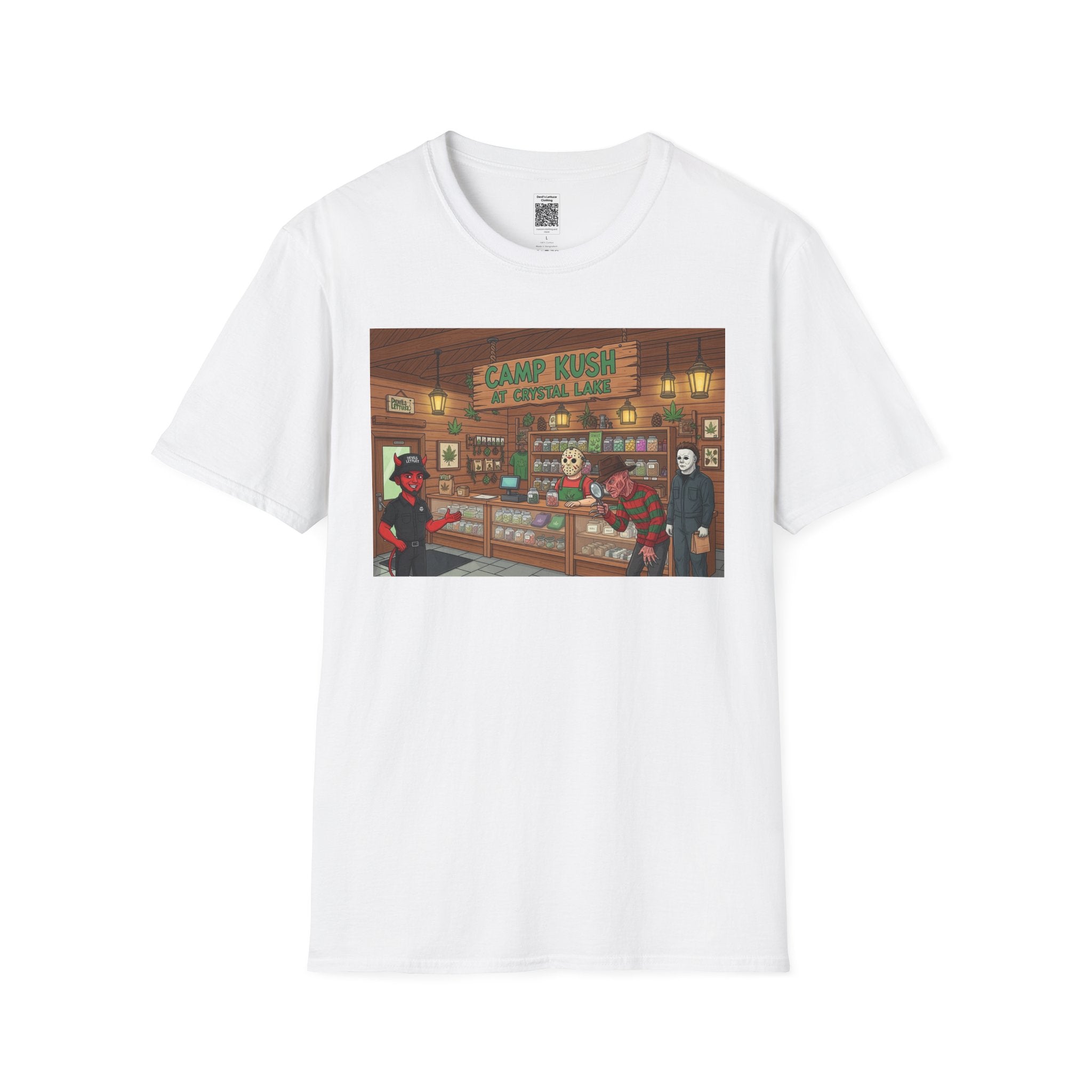 Camp Kush at CrystalLake, Ideal for Halloween Gatherings, Gift for Friends, Unique Design, Casual [...]