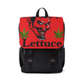 Devilish Lettuce Unisex Casual Shoulder Backpack - Fun & Unique Design for Everyday Use