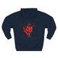 Camp Kush at Crystal LakeThree-Panel Fleece Hoodie, Cozy Casual Wear, Graphic Hoodie for Festivals, Men's and Women's Fashion, Perfect Gift for Stoners