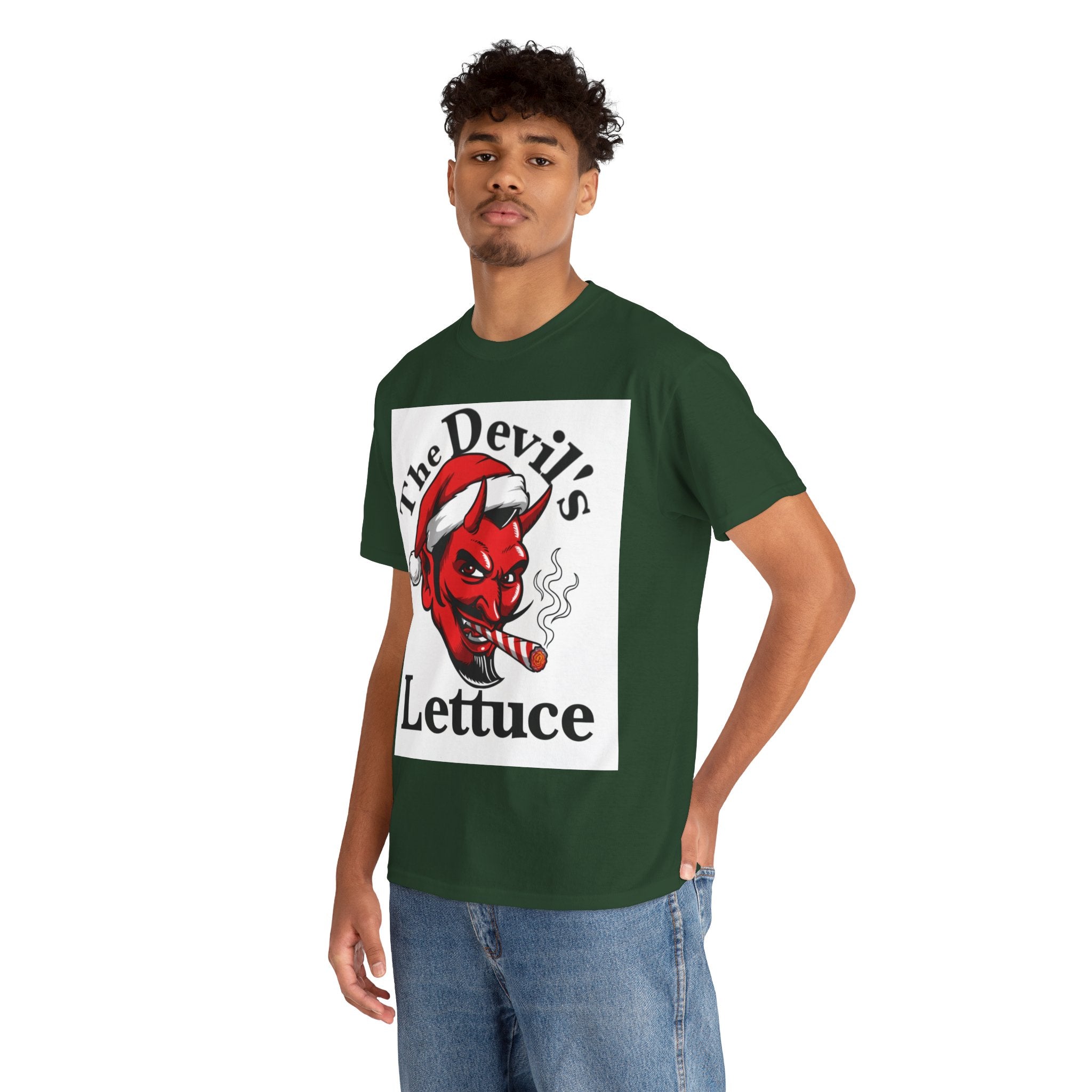 Devil's Lettuce Logo / Christmas Cotton Tee