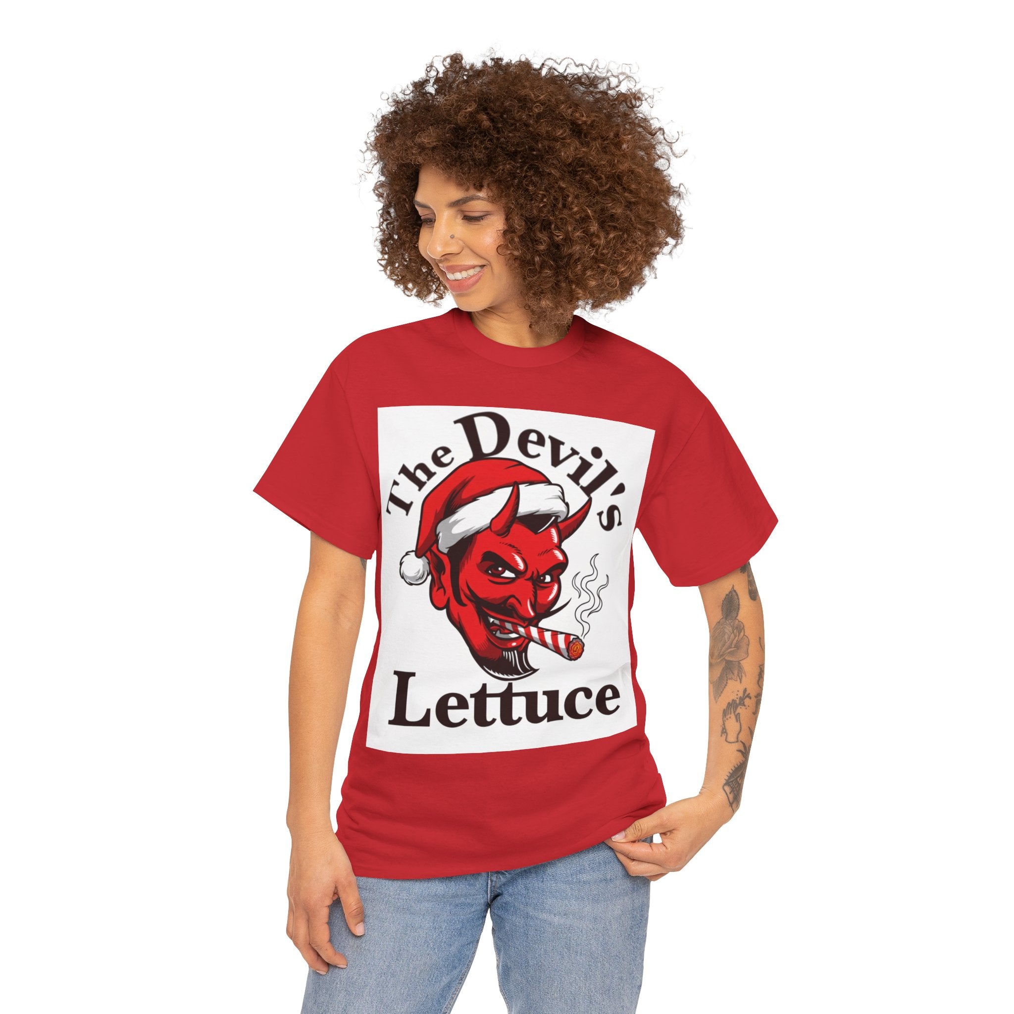 Devil's Lettuce Logo / Christmas Cotton Tee