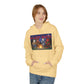 Killer Budz Fleece Hoodie with Devil's Lettuce Print, Unisex Cozy Sweatshirt for Campfire Nights, Halloween Gifts, Streetwear