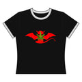 Women's Ringer Tee — The Devil's Lettuce Graphic Ringer Tee