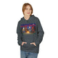 Killer Budz Fleece Hoodie with Devil's Lettuce Print, Unisex Cozy Sweatshirt for Campfire Nights, Halloween Gifts, Streetwear