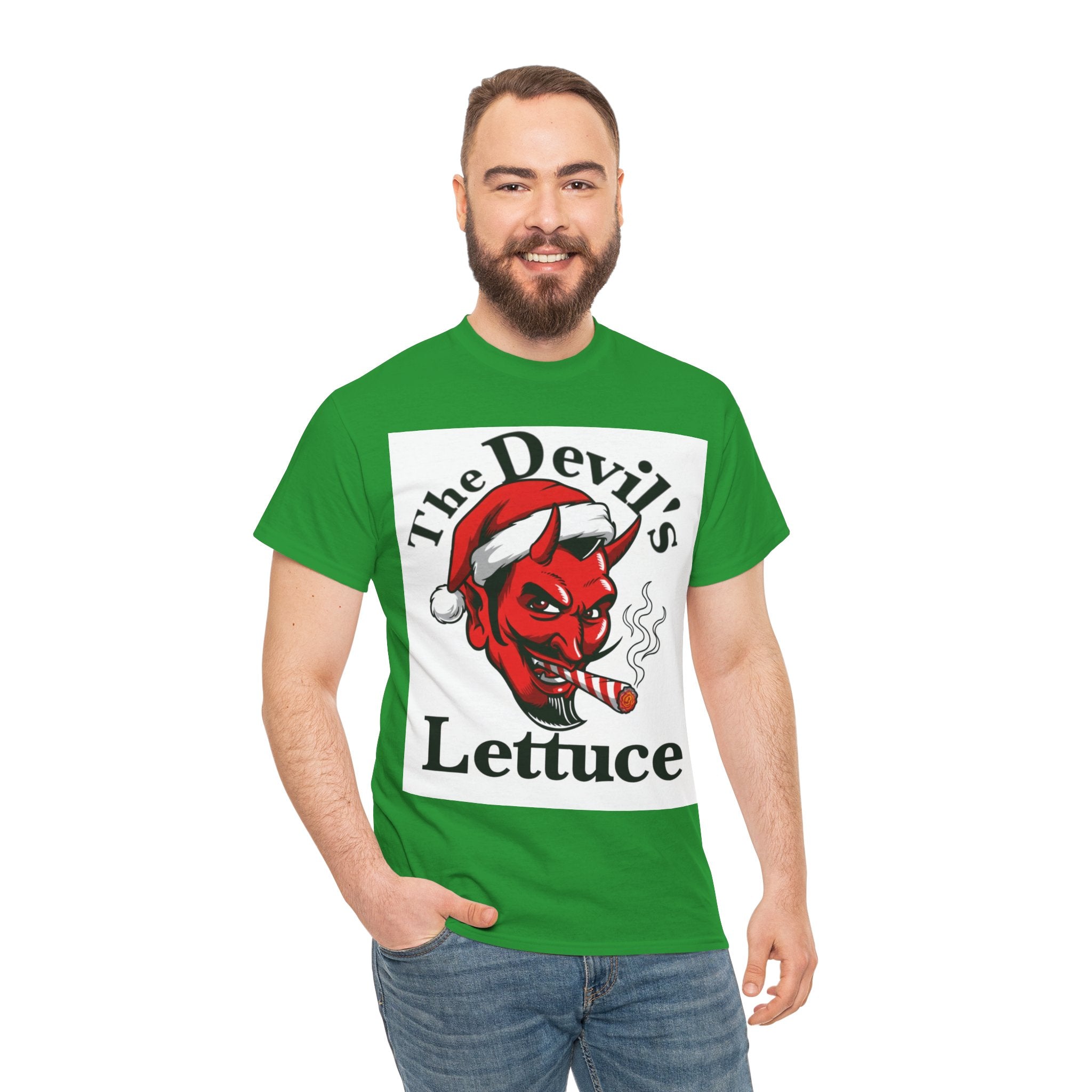 Devil's Lettuce Logo / Christmas Cotton Tee