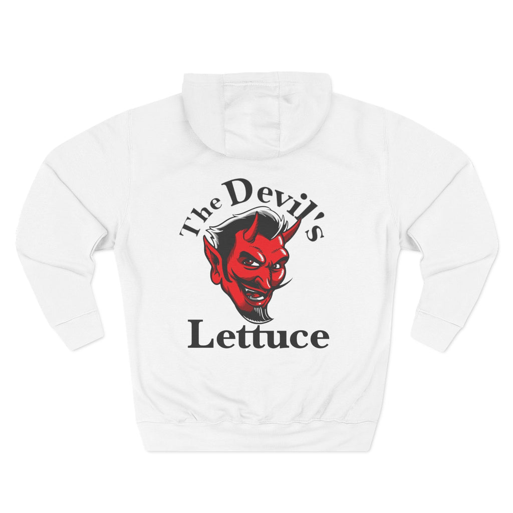 Camp Kush at Crystal LakeThree-Panel Fleece Hoodie, Cozy Casual Wear, Graphic Hoodie for Festivals, Men's and Women's Fashion, Perfect Gift for Stoners