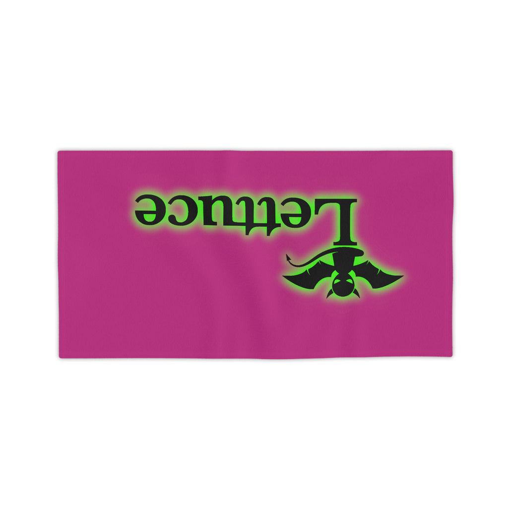 Devil's Lettuce Beach Towels Pink
