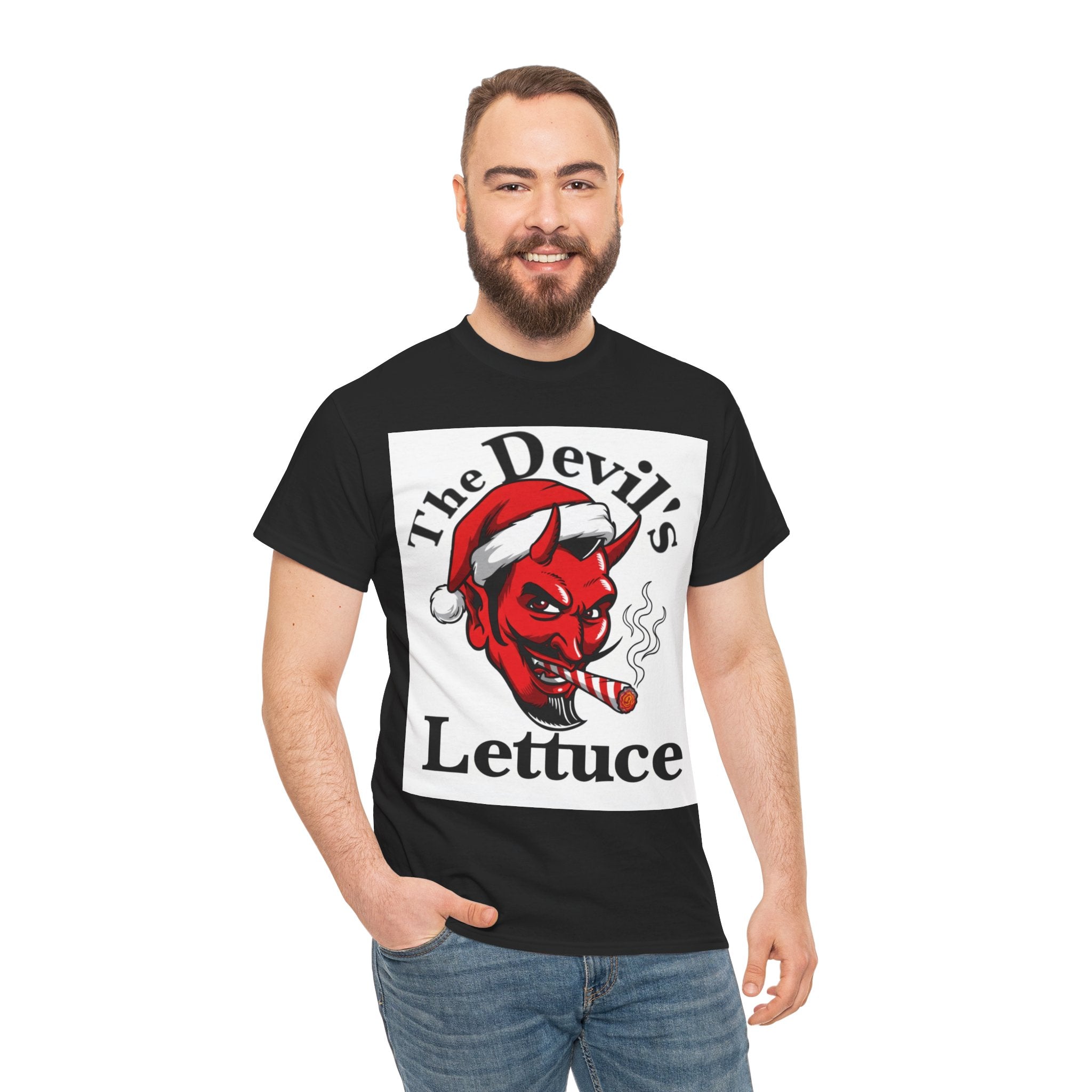 Devil's Lettuce Logo / Christmas Cotton Tee