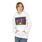 Killer Budz Fleece Hoodie with Devil's Lettuce Print, Unisex Cozy Sweatshirt for Campfire Nights, Halloween Gifts, Streetwear