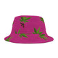 Devil's Lettuce Bucket Hat/pink (AOP)