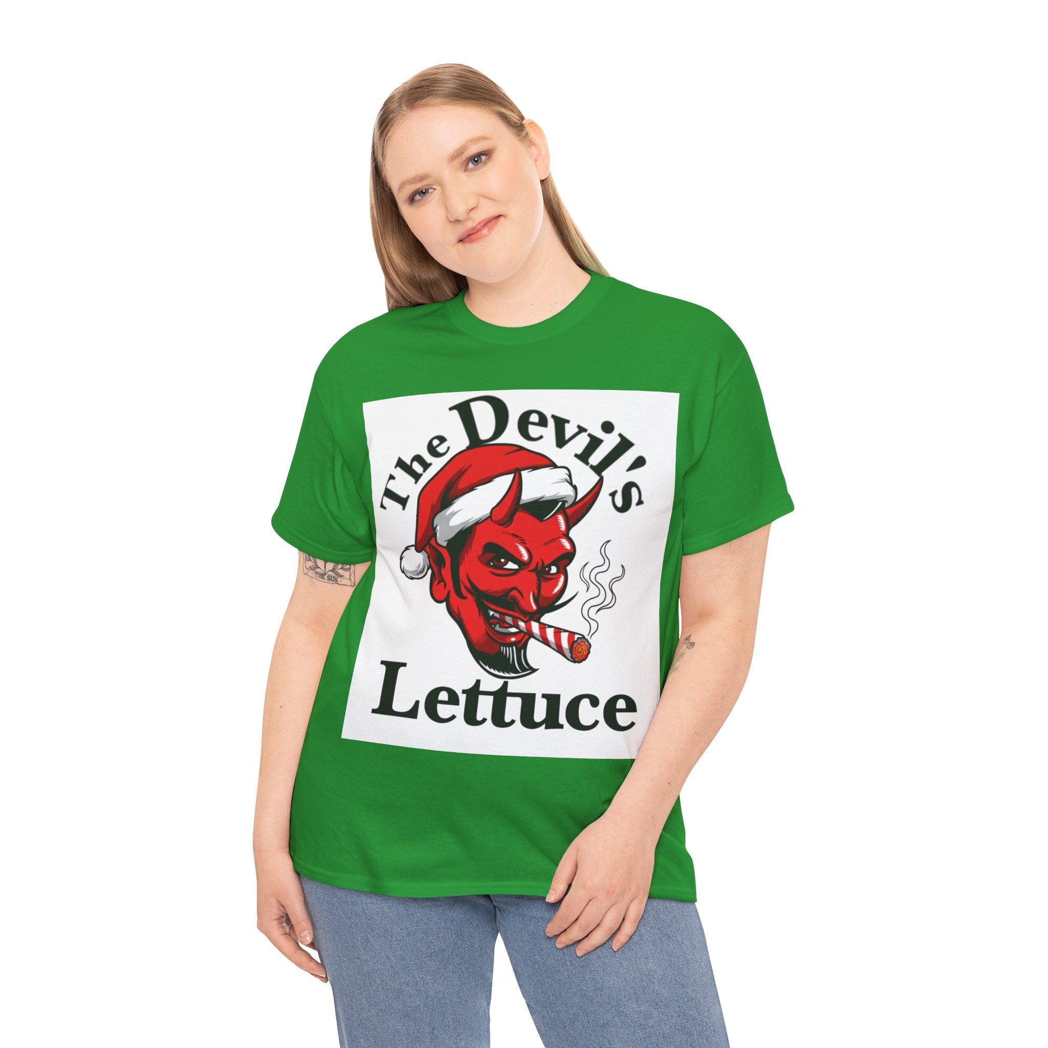 Devil's Lettuce Logo / Christmas Cotton Tee