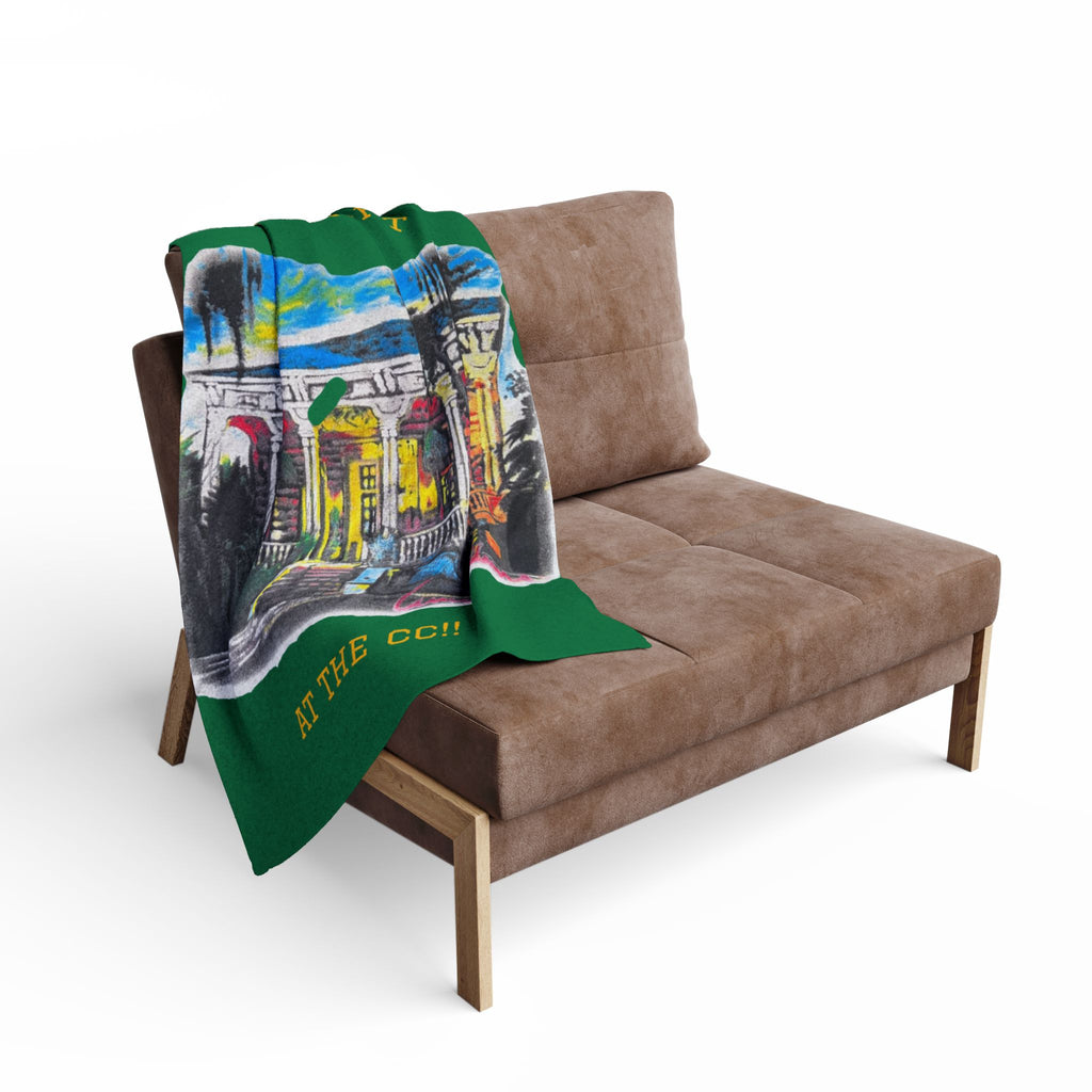 Movie Night Arctic Fleece Blanket – 'Movie Night at the CC!!' Cozy Throw