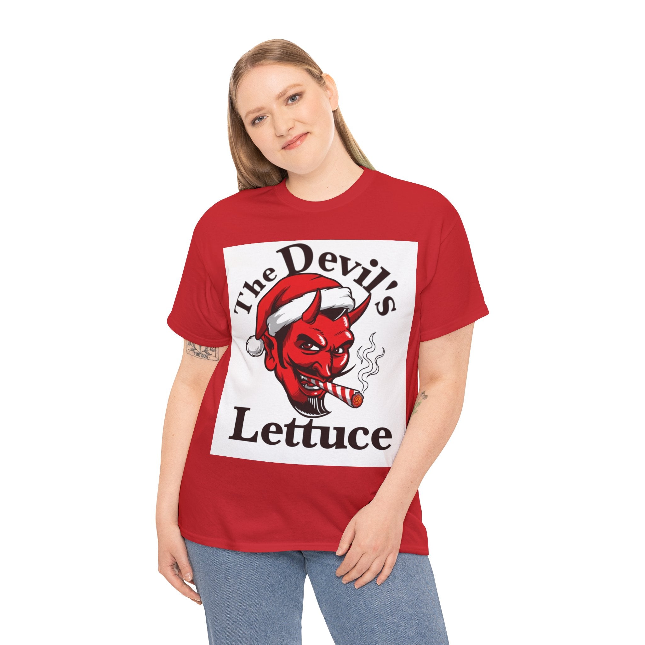 Devil's Lettuce Logo / Christmas Cotton Tee