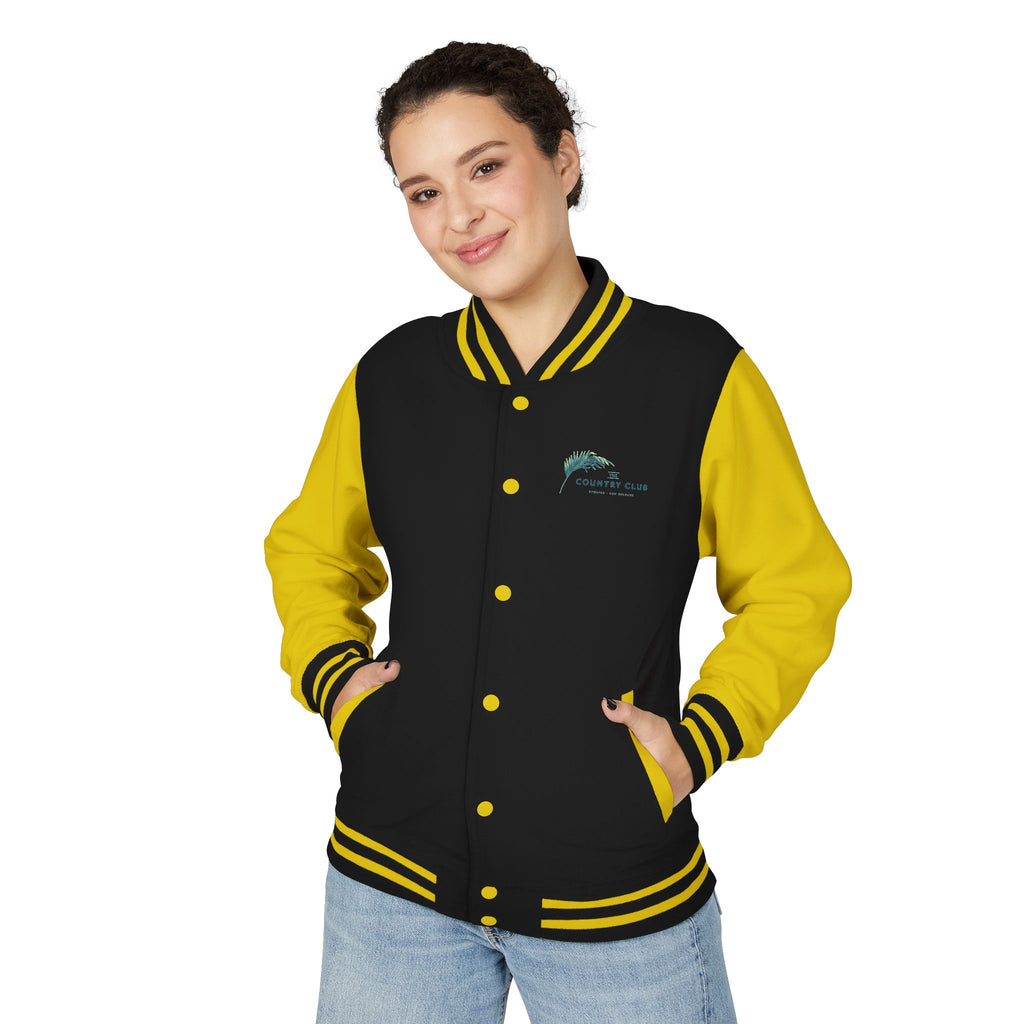 Letterman Jacket - The Country Club Palm Logo Varsity Jacket