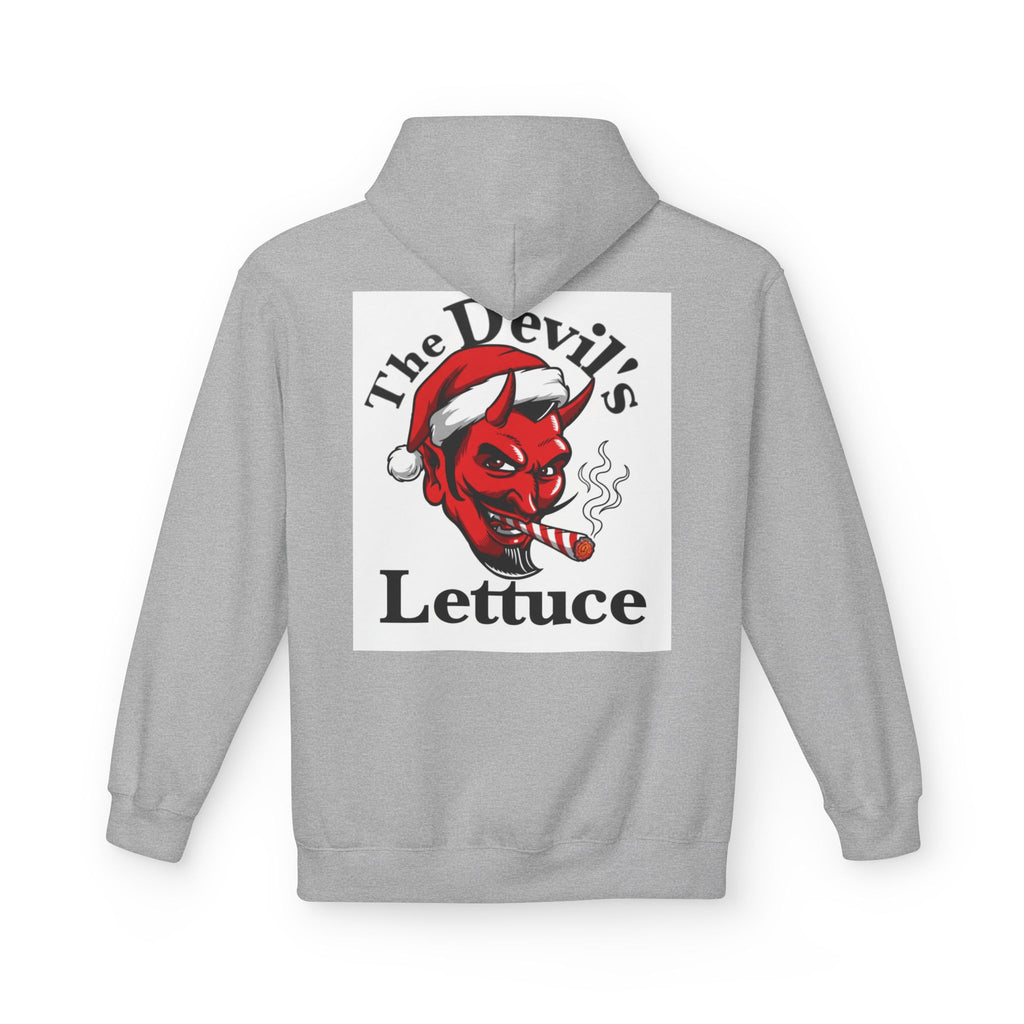 Classic Devil's Lettuce Christmas Hoodie - Premium Cannabis-Themed Apparel Unisex Cozy Sweatshirt for Campfire Nights, Christmas Gifts, Streetwear