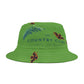 Country Club Bucket Hat/light green(AOP)