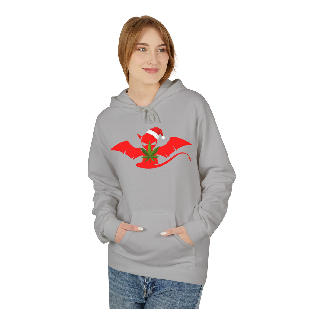Classic Devil's Lettuce Christmas Hoodie - Premium Cannabis-Themed Apparel Unisex Cozy Sweatshirt for Campfire Nights, Christmas Gifts, Streetwear