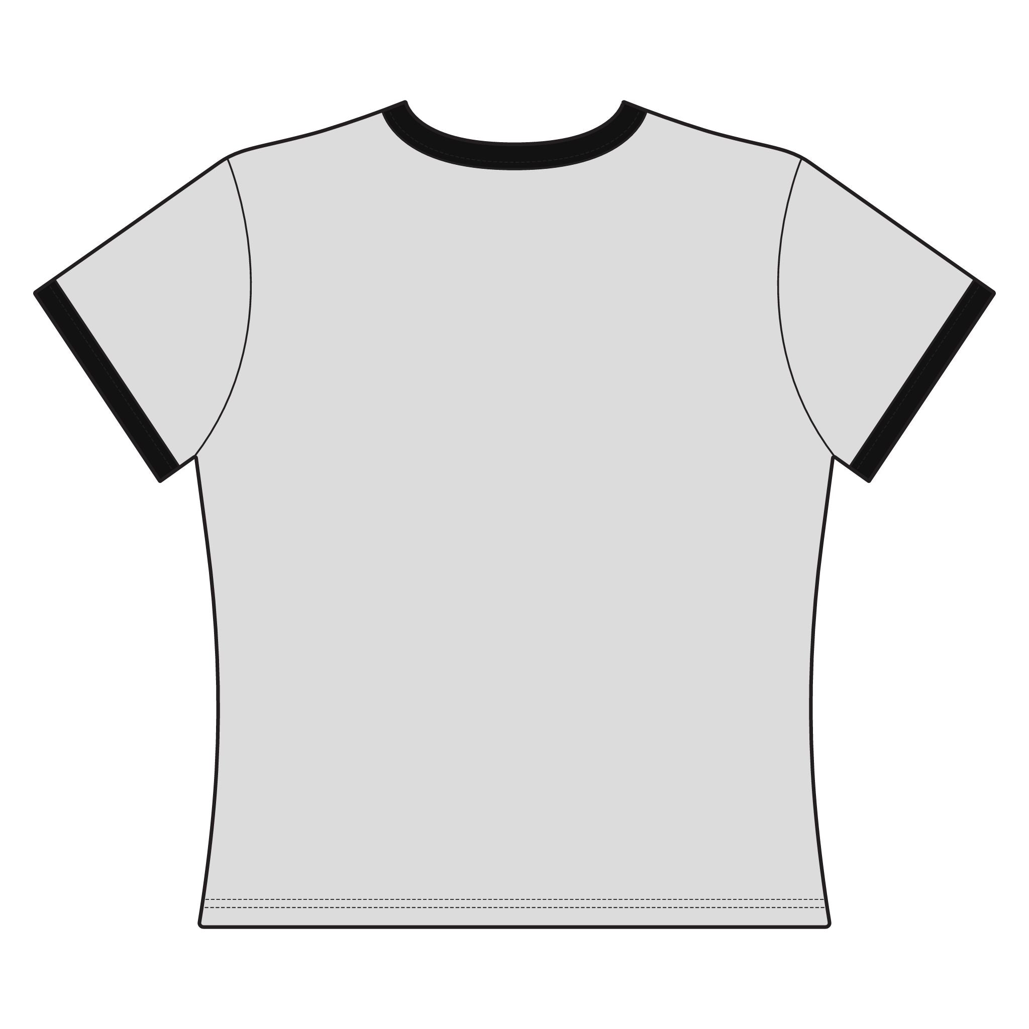 Women's Ringer Tee — The Devil's Lettuce Graphic Ringer Tee