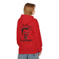 Killer Budz Fleece Hoodie with Devil's Lettuce Print, Unisex Cozy Sweatshirt for Campfire Nights, Halloween Gifts, Streetwear
