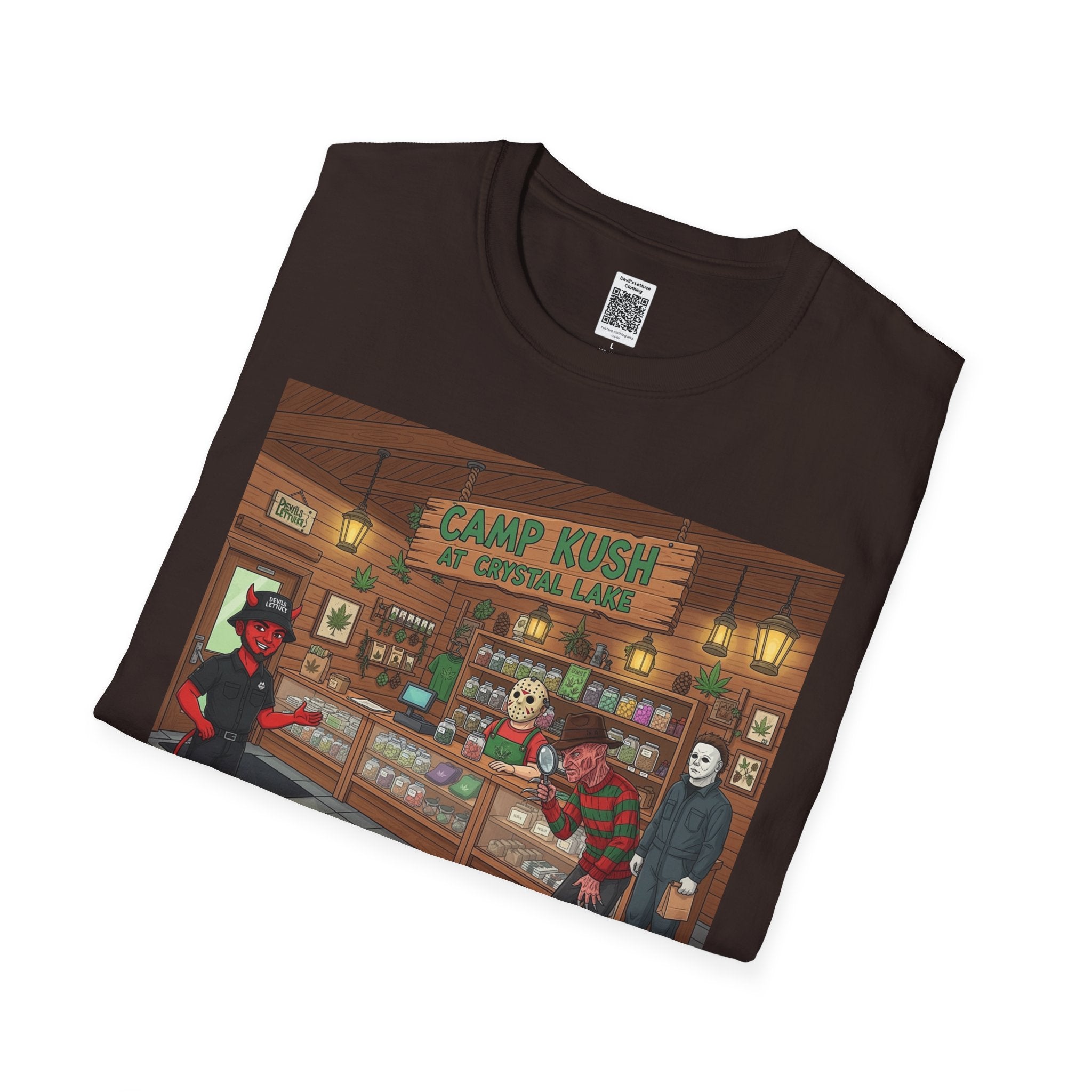 Camp Kush at CrystalLake, Ideal for Halloween Gatherings, Gift for Friends, Unique Design, Casual [...]