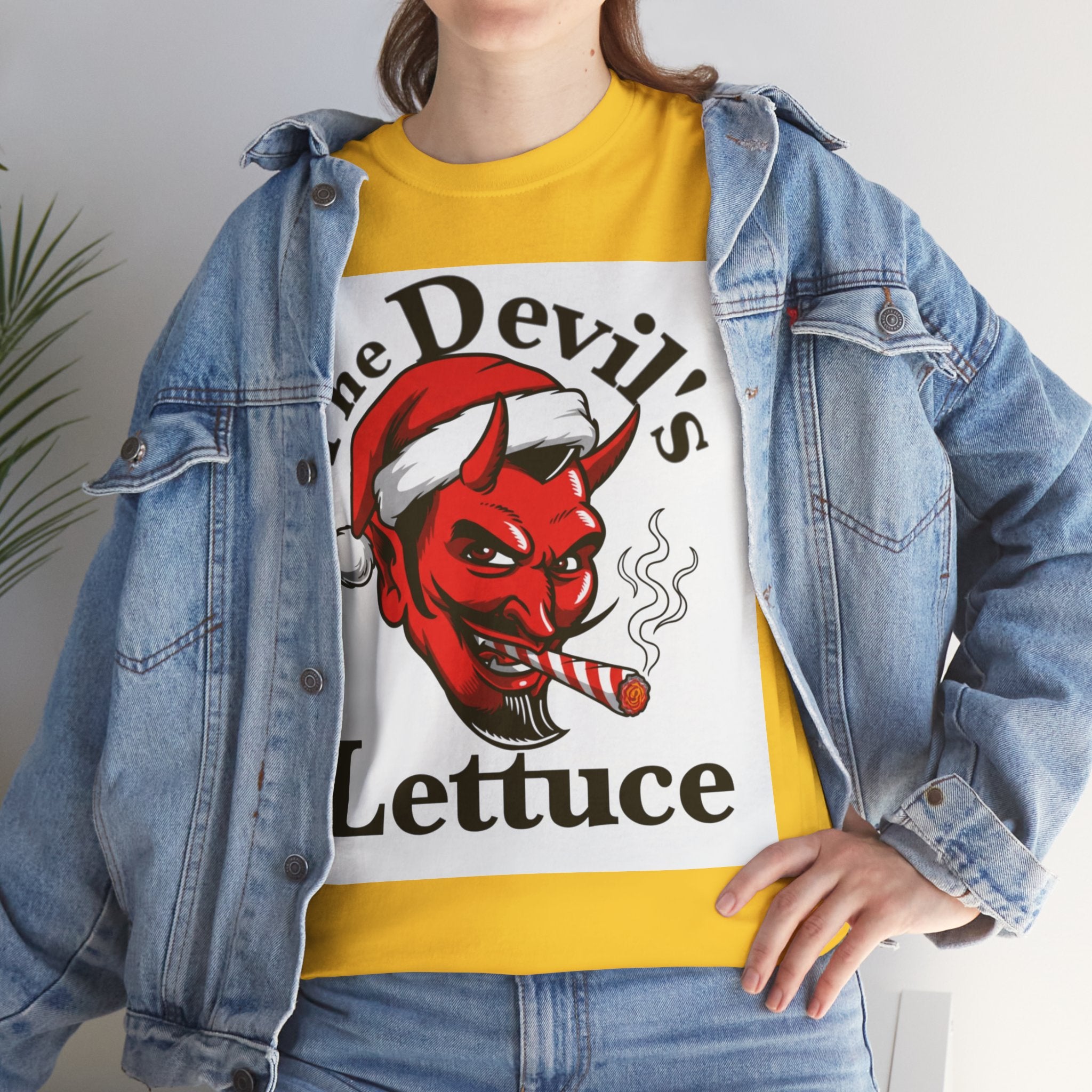 Devil's Lettuce Logo / Christmas Cotton Tee