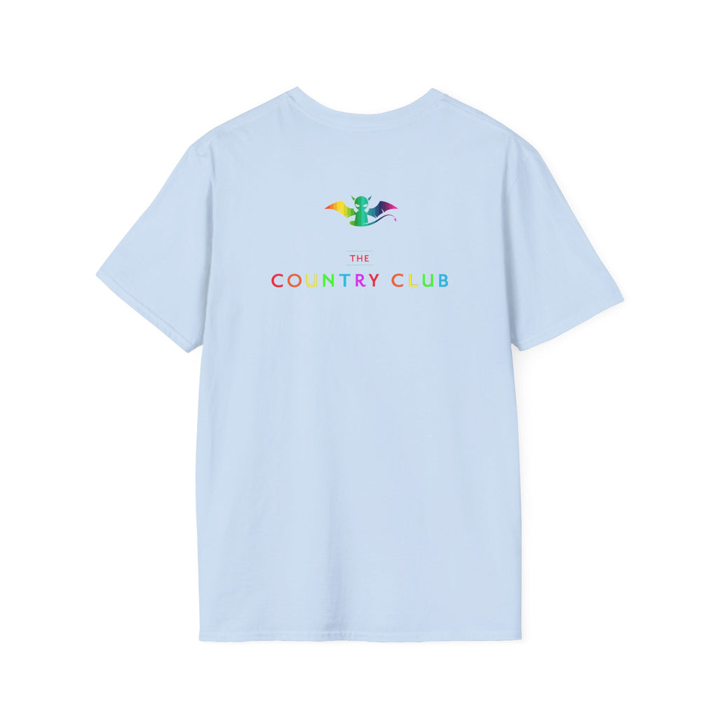 Country Club Gay Pride Unisex Softstyle T-Shirt