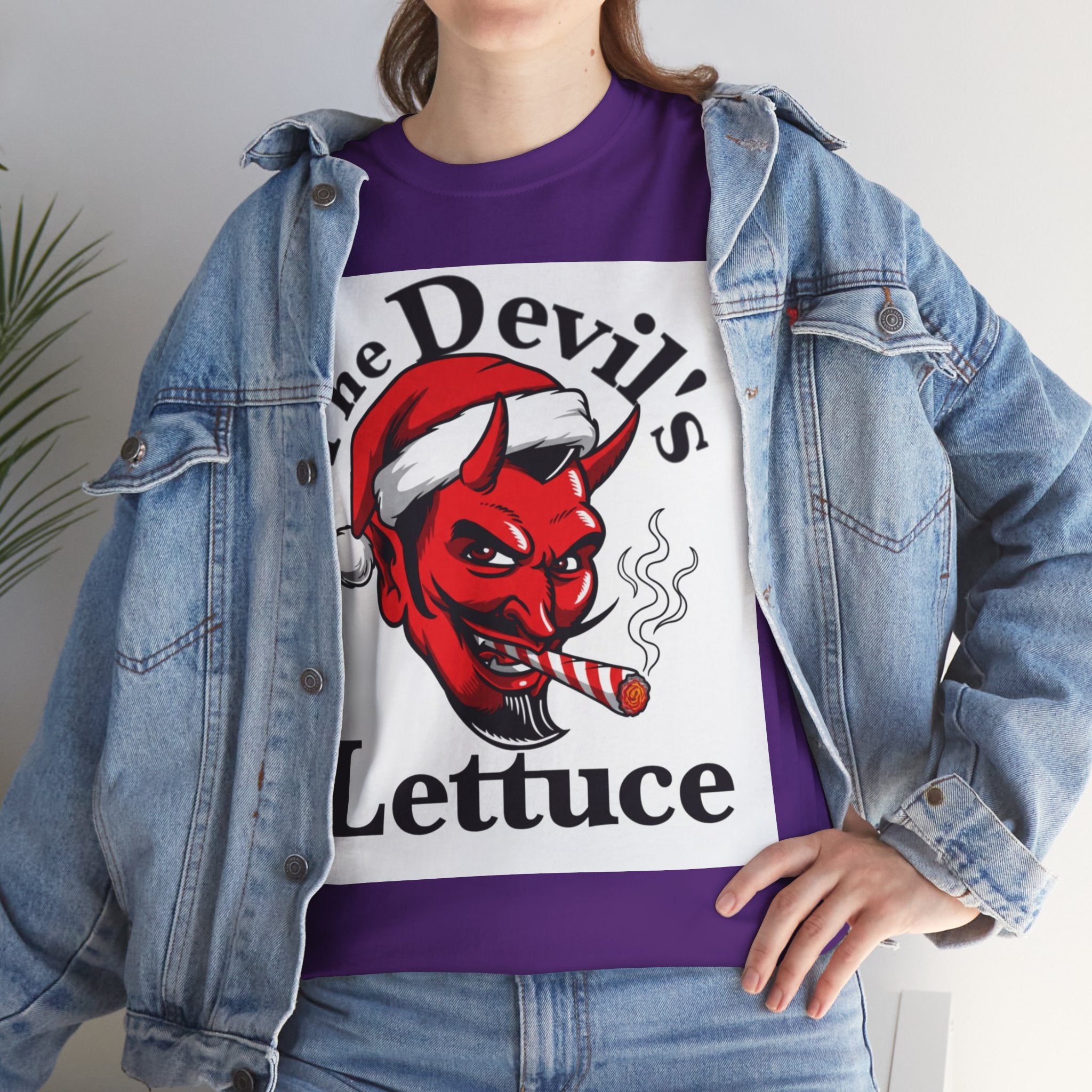 Devil's Lettuce Logo / Christmas Cotton Tee