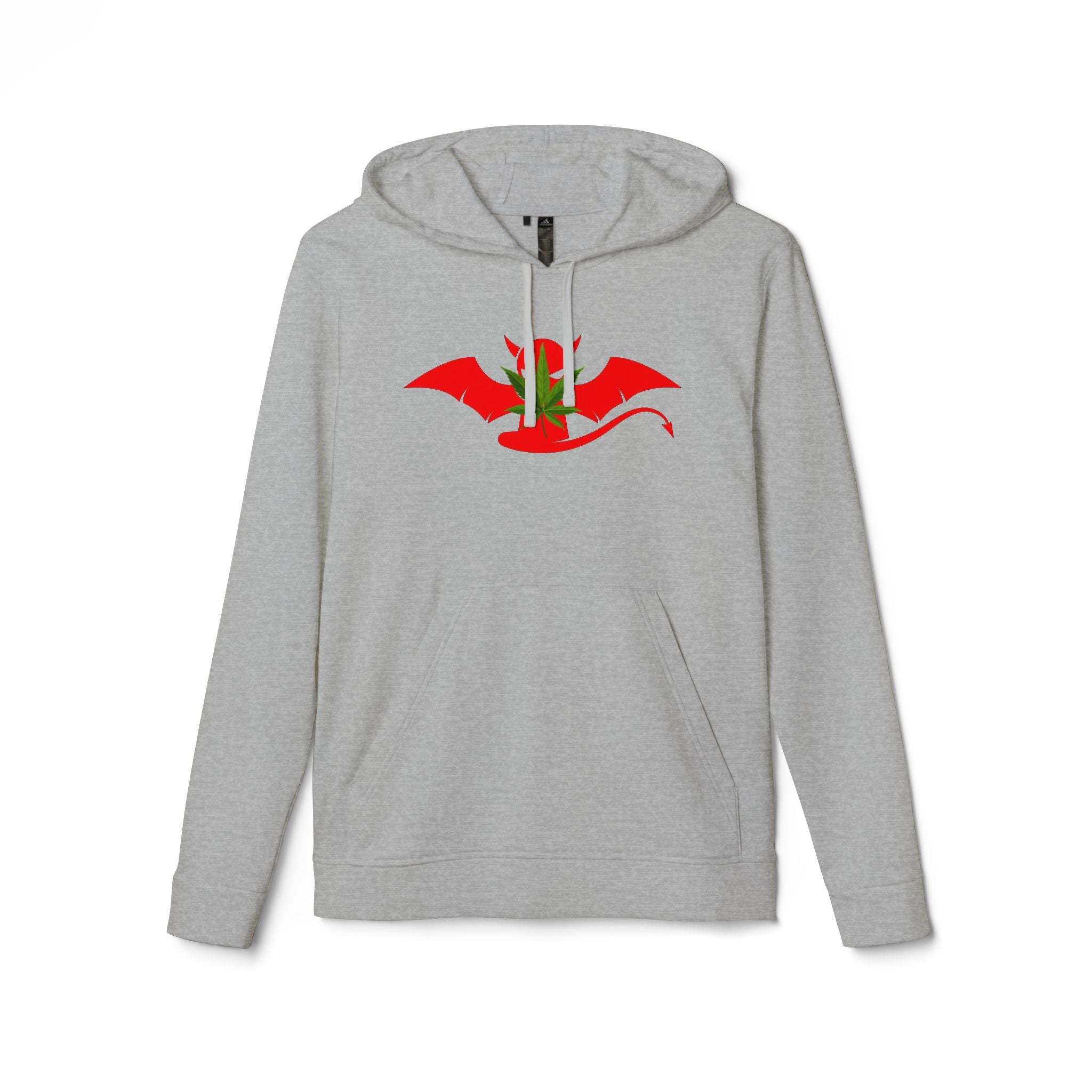 Devil’s Lettuce Hoodie — Graphic White Fleece Pullover