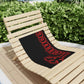 Beach Towels Black(red devils lettuce)