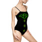 Women's One Piece Devil's Lettuce Swim suit