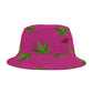 Devil's Lettuce Bucket Hat/pink (AOP)