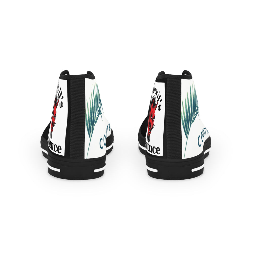 Country Club Men's High Top Sneakers Devil's Lettuce collection series 1