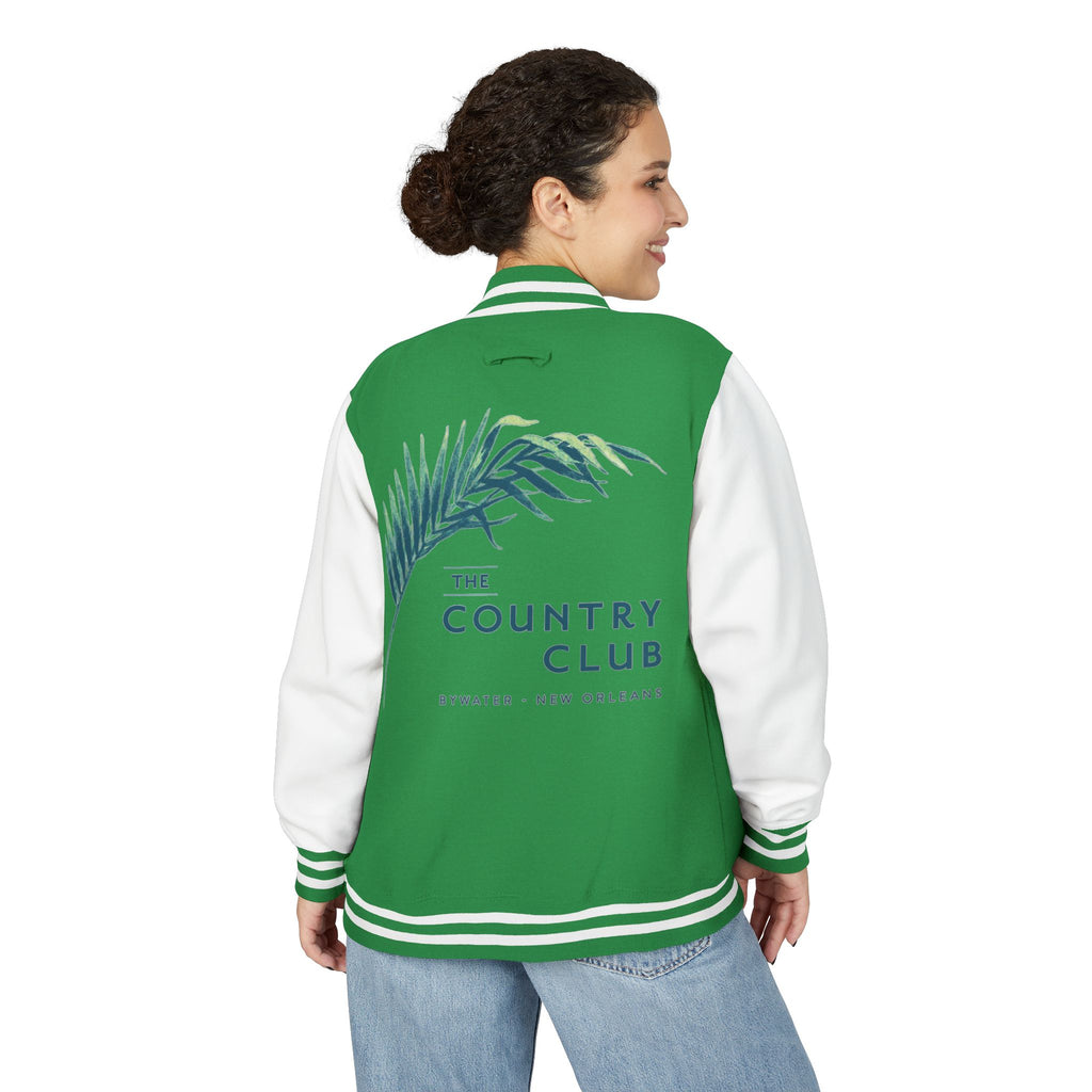 Letterman Jacket - The Country Club Palm Logo Varsity Jacket