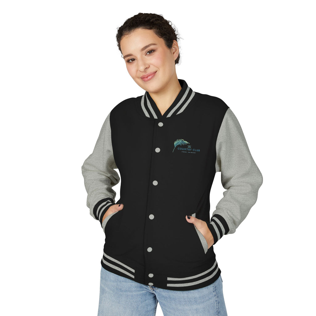 Letterman Jacket - The Country Club Palm Logo Varsity Jacket