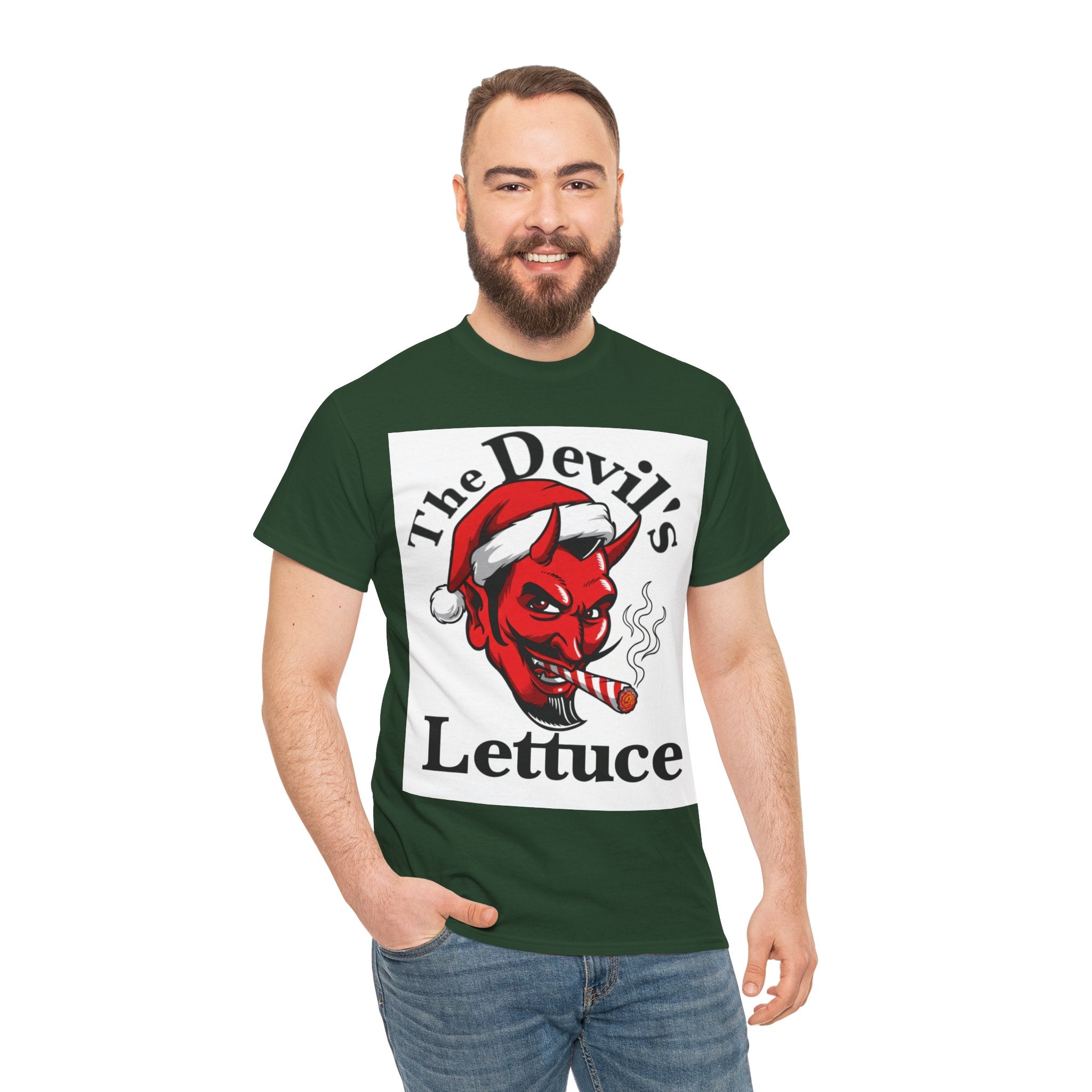Devil's Lettuce Logo / Christmas Cotton Tee