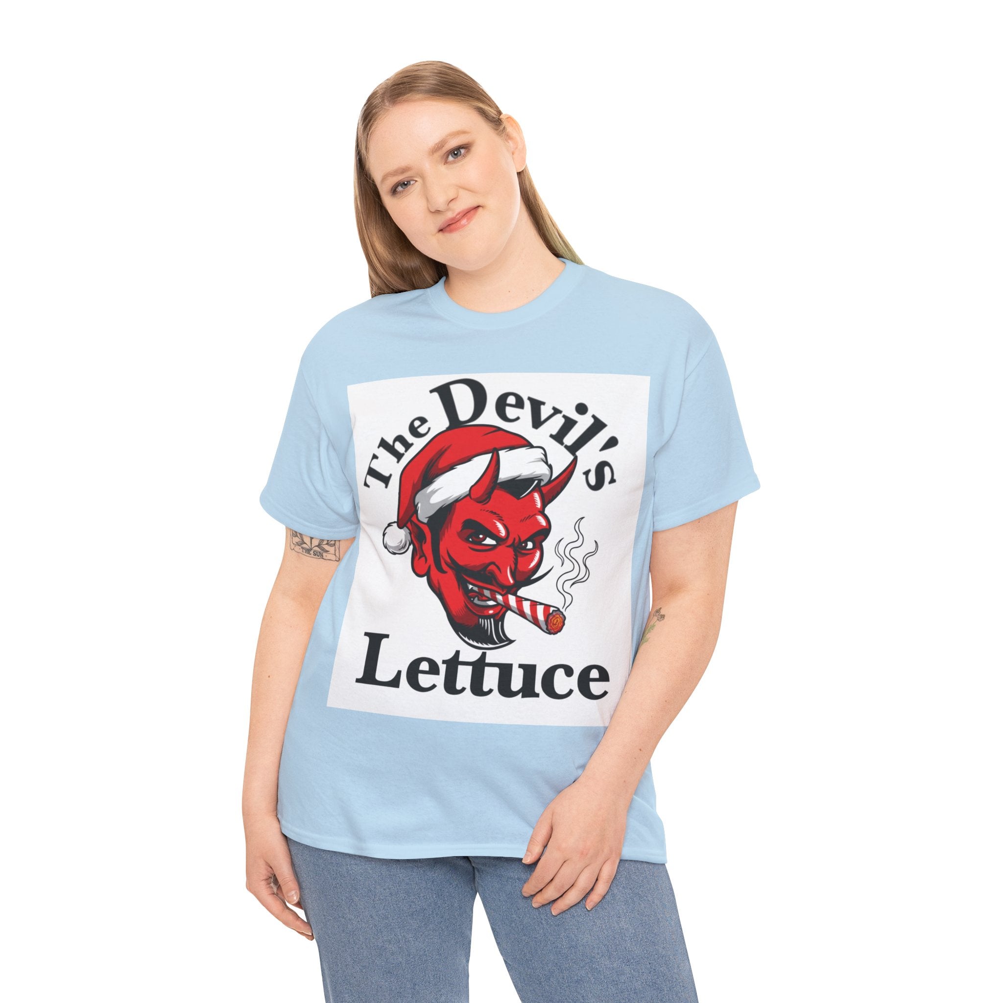 Devil's Lettuce Logo / Christmas Cotton Tee