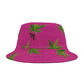 Devil's Lettuce Bucket Hat/pink (AOP)