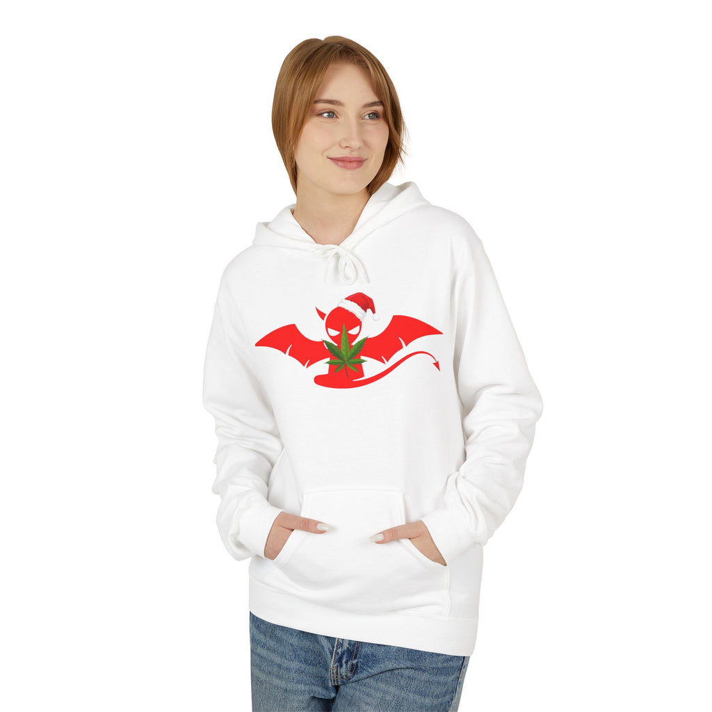 Classic Devil's Lettuce Christmas Hoodie - Premium Cannabis-Themed Apparel Unisex Cozy Sweatshirt for Campfire Nights, Christmas Gifts, Streetwear